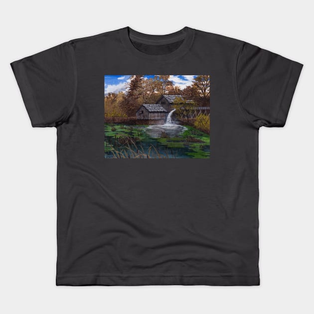 The Old Mabry Mill Kids T-Shirt by Matt Starr Fine Art